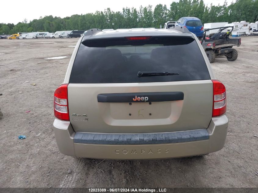 2009 Jeep Compass Sport VIN: 1J4FF47B19D210663 Lot: 12023389