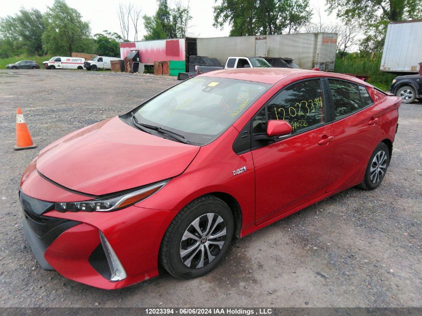 2021 Toyota Prius Prime Le/Xle/Limited VIN: JTDKAMFP4M3171422 Lot: 12023394