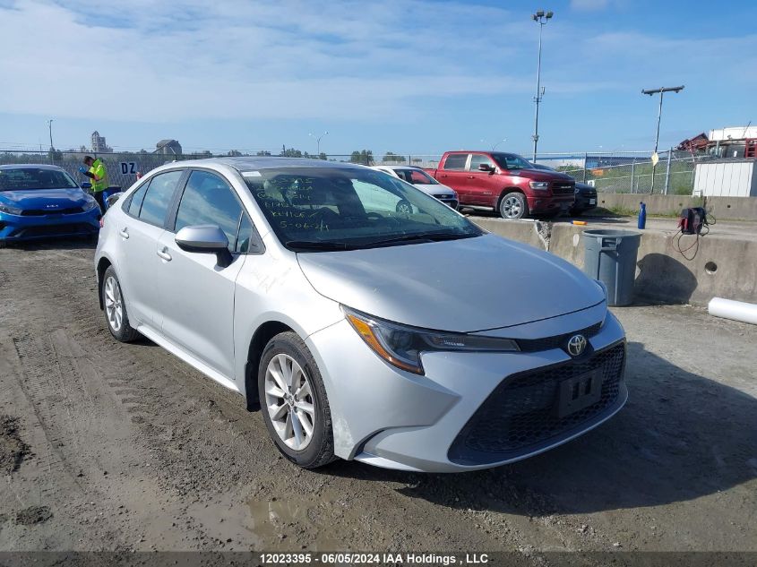 2021 Toyota Corolla Le VIN: 5YFBPMBE0MP198014 Lot: 12023395