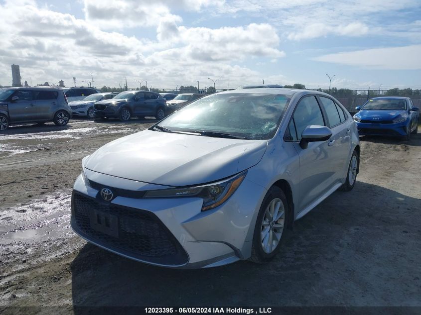 2021 Toyota Corolla Le VIN: 5YFBPMBE0MP198014 Lot: 12023395