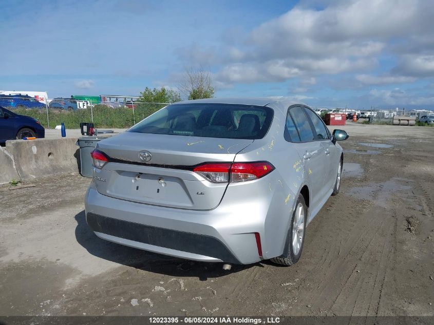 2021 Toyota Corolla Le VIN: 5YFBPMBE0MP198014 Lot: 12023395