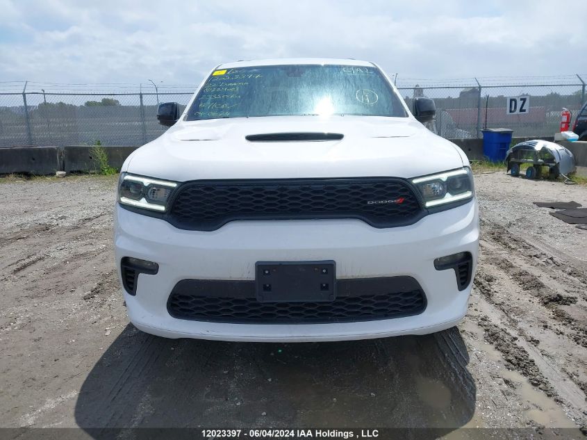 2022 Dodge Durango Gt VIN: 1C4RDJDG8NC224003 Lot: 12023397