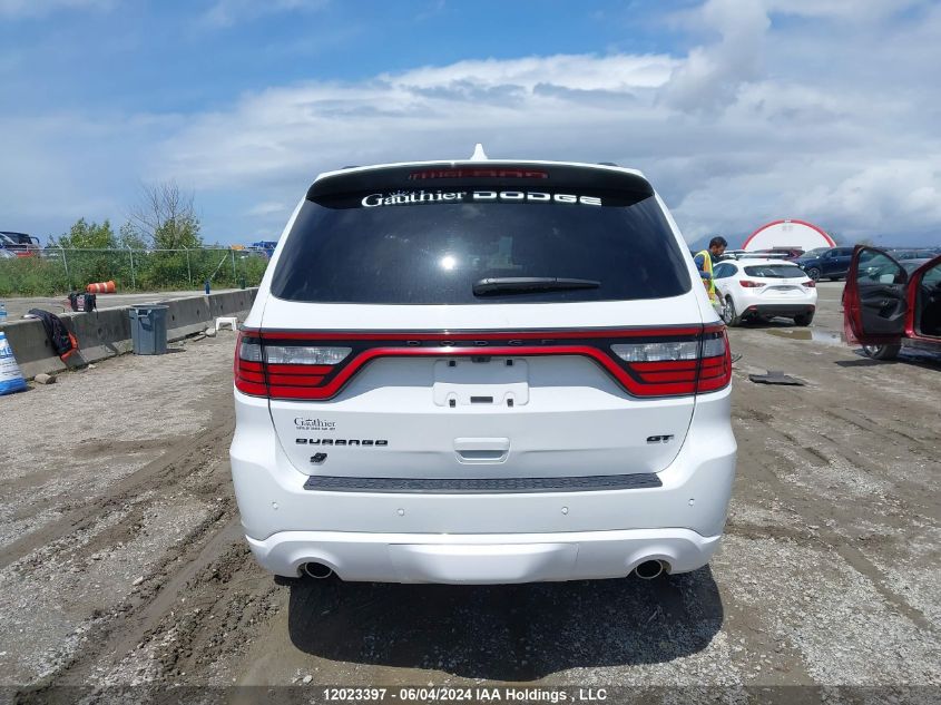 2022 Dodge Durango Gt VIN: 1C4RDJDG8NC224003 Lot: 12023397