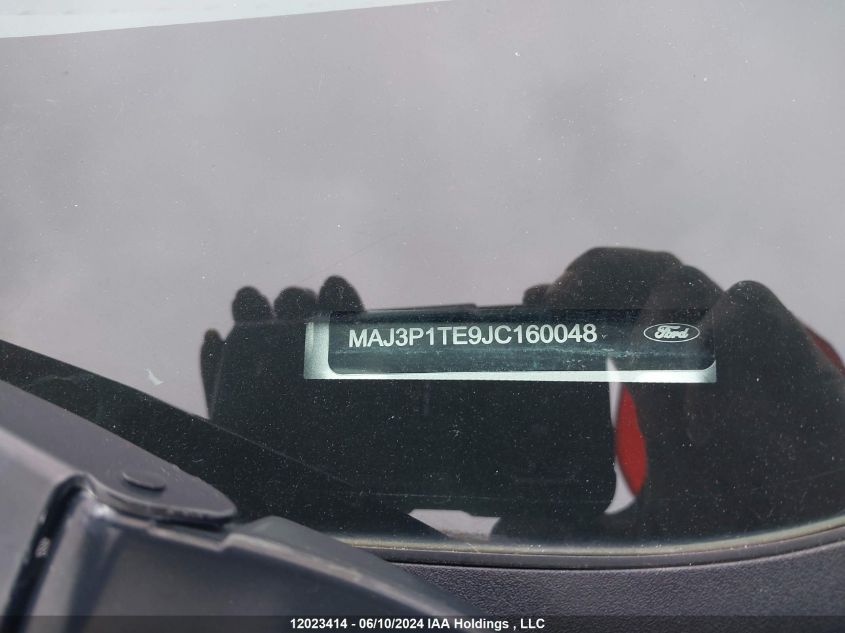 2018 Ford Ecosport Se VIN: MAJ3P1TE9JC160048 Lot: 12023414