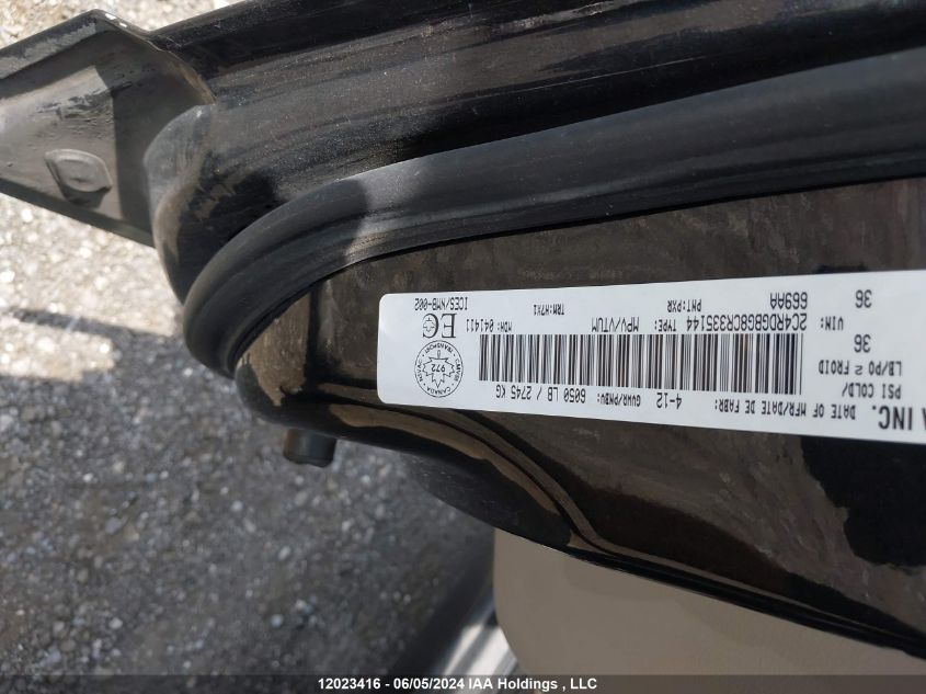 2012 Dodge Grand Caravan Se/Sxt VIN: 2C4RDGBG8CR335144 Lot: 12023416