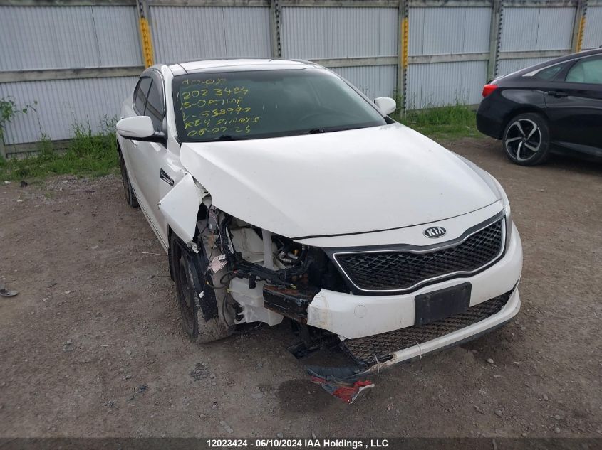 2015 Kia Optima VIN: KNAGN4A75F5638997 Lot: 12023424