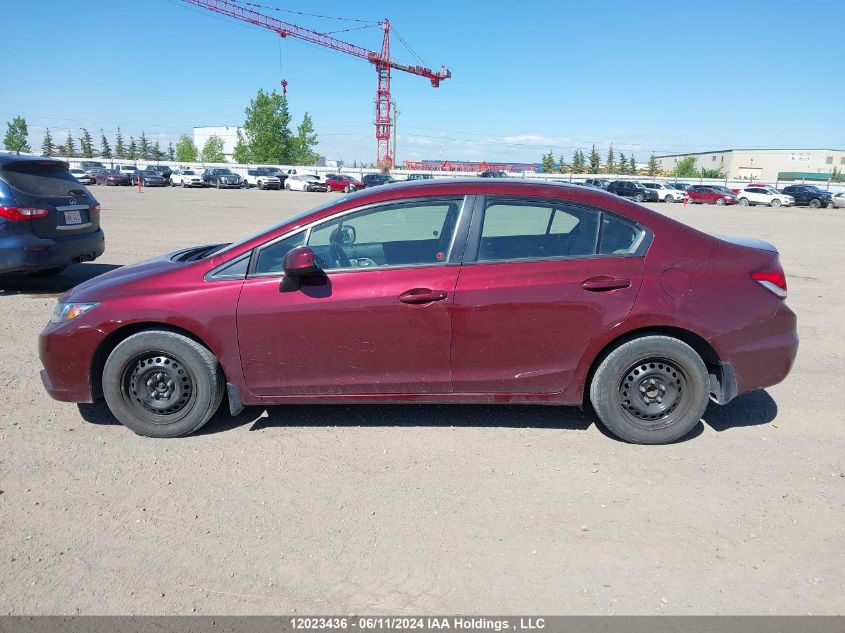 2013 Honda Civic Sdn VIN: 2HGFB2F42DH025673 Lot: 12023436