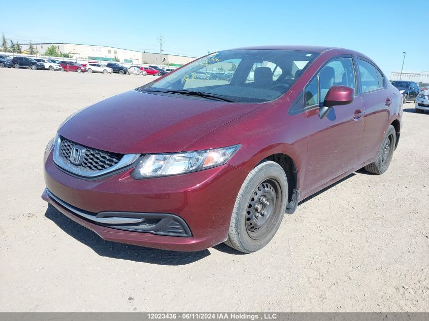 2013 Honda Civic Sdn VIN: 2HGFB2F42DH025673 Lot: 12023436