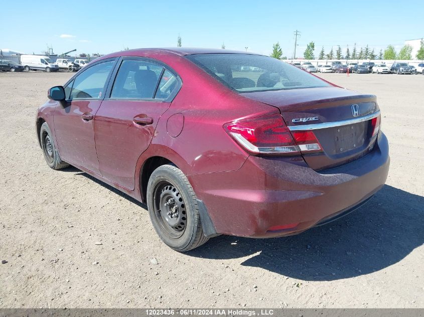 2013 Honda Civic Sdn VIN: 2HGFB2F42DH025673 Lot: 12023436