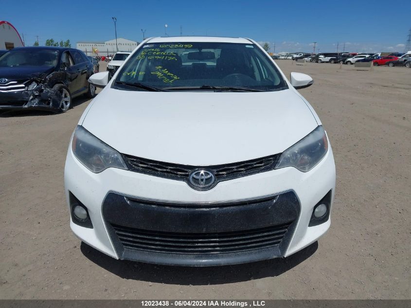 2016 Toyota Corolla Le VIN: 2T1BURHE4GC674136 Lot: 12023438