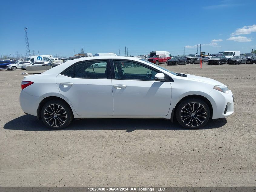 2016 Toyota Corolla Le VIN: 2T1BURHE4GC674136 Lot: 12023438