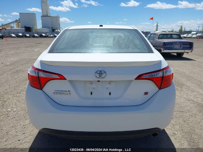 2016 Toyota Corolla Le VIN: 2T1BURHE4GC674136 Lot: 12023438