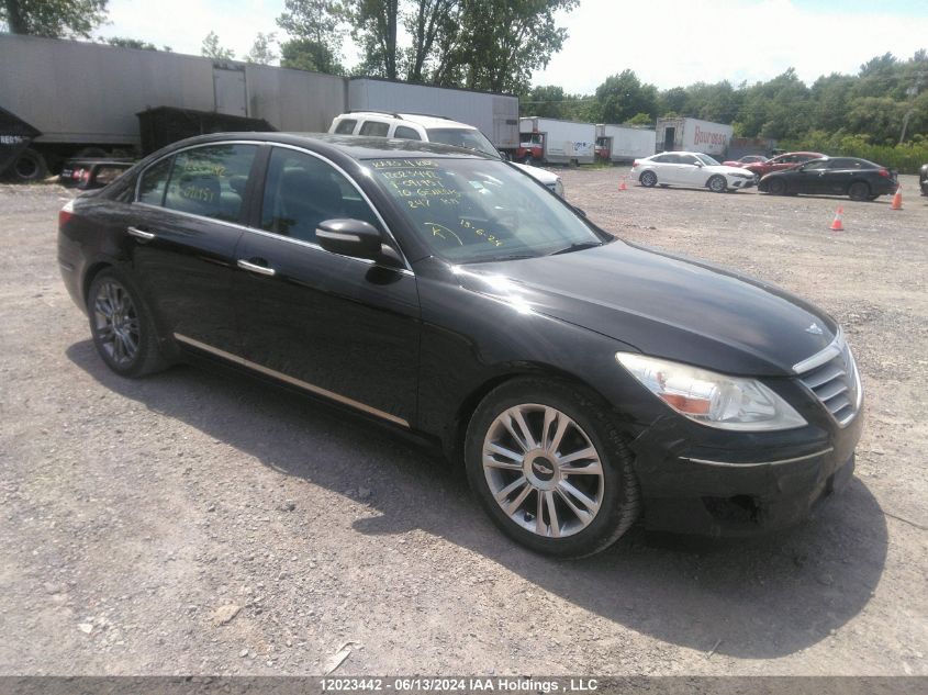 2010 Hyundai Genesis 4.6L VIN: KMHGC4DF9AU091951 Lot: 12023442