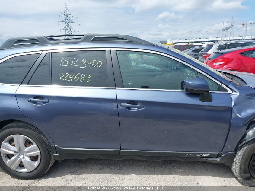 2015 Subaru Outback 2.5I VIN: 4S4BSCACXF3224683 Lot: 12023450