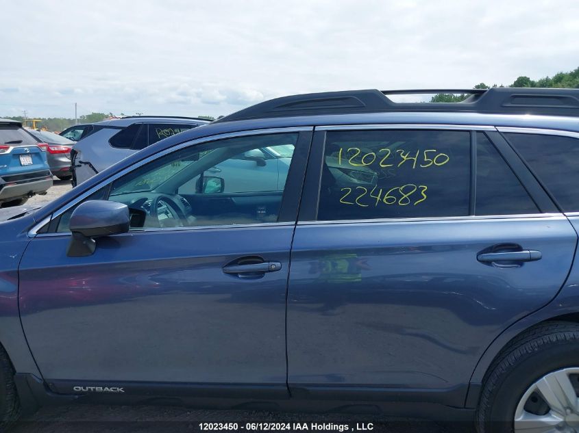 2015 Subaru Outback 2.5I VIN: 4S4BSCACXF3224683 Lot: 12023450