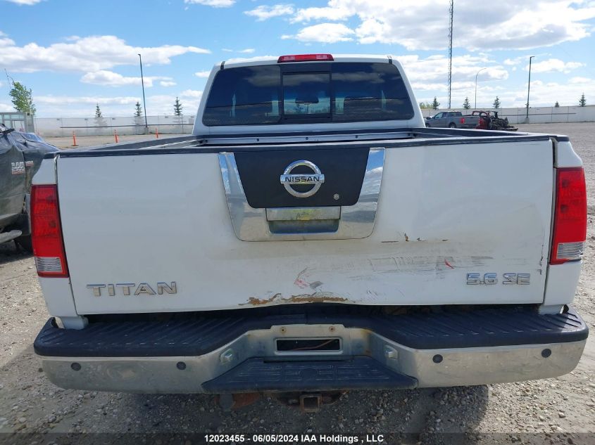 2006 Nissan Titan Se VIN: 1N6AA06B56N570885 Lot: 12023455