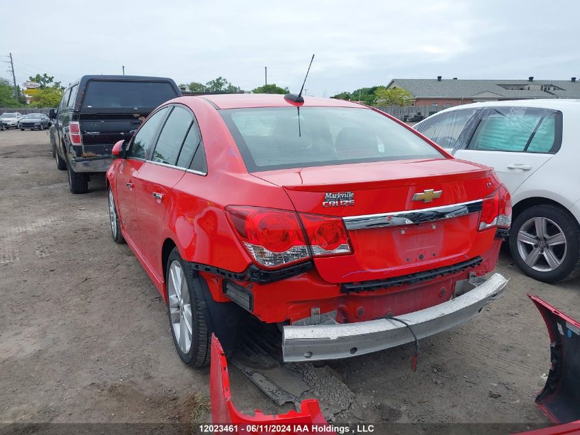 2015 Chevrolet Cruze Lt VIN: 1G1PE5SB3F7100081 Lot: 12023461