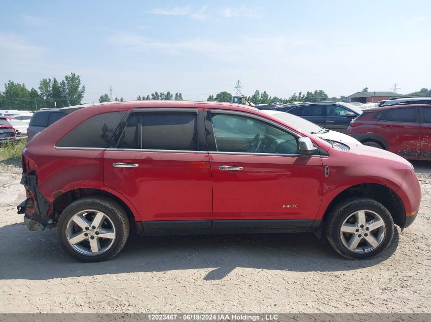 2010 Lincoln Mkx VIN: 2LMDJ8JC4ABJ08675 Lot: 12023467