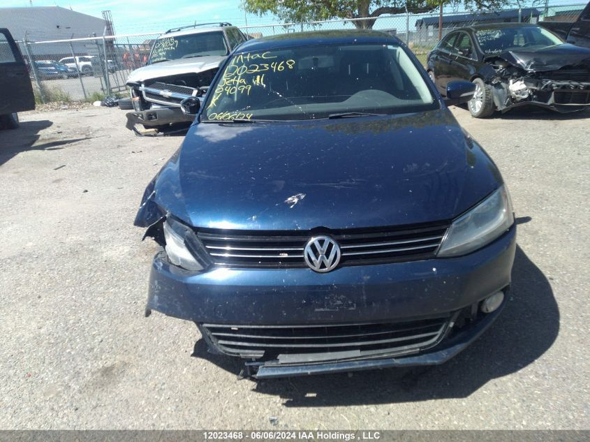 2011 Volkswagen Jetta Sedan VIN: 3VWLX7AJ7BM040999 Lot: 12023468