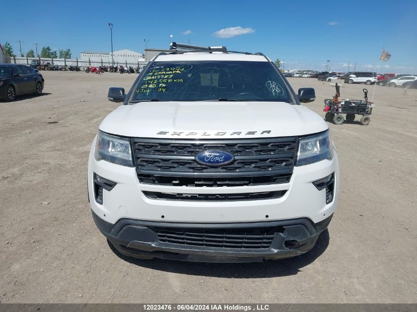 2019 Ford Explorer Xlt VIN: 1FM5K8DH0KGA17787 Lot: 12023476