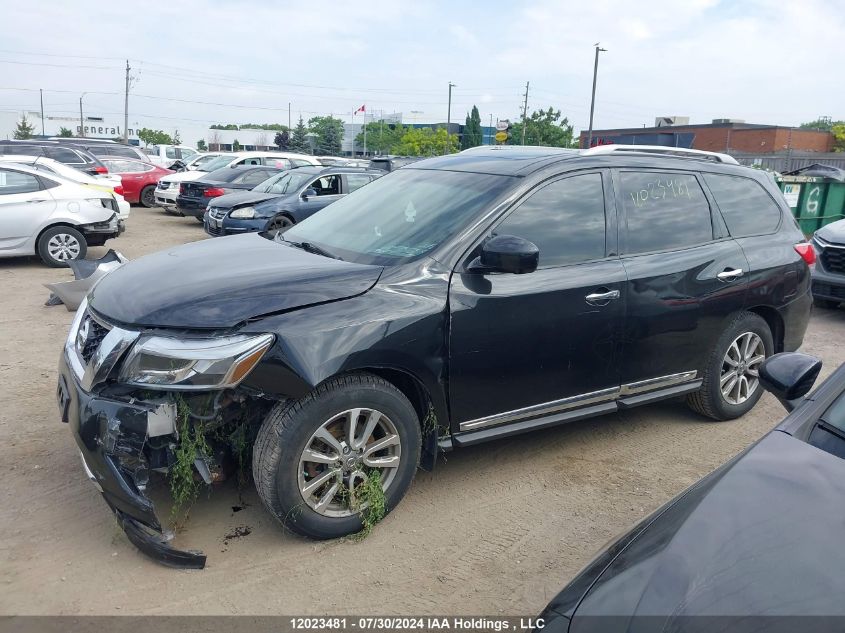 2015 Nissan Pathfinder S/Sv/Sl/Platinum VIN: 5N1AR2MM7FC698449 Lot: 12023481