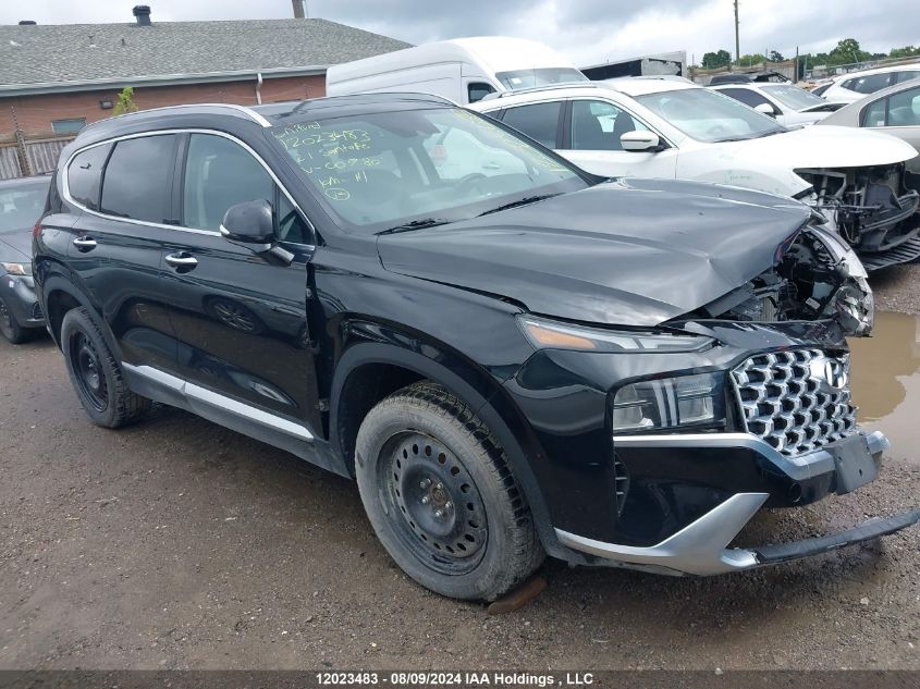 2021 Hyundai Santa Fe Limited VIN: KM8S5DA18MU007801 Lot: 12023483