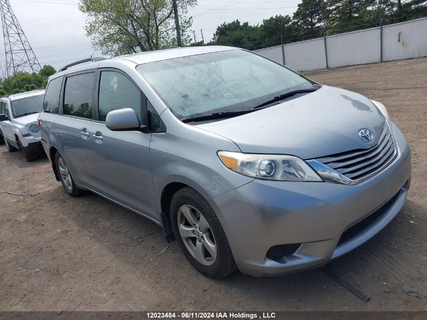 2015 Toyota Sienna Le VIN: 5TDKK3DCXFS538767 Lot: 12023484