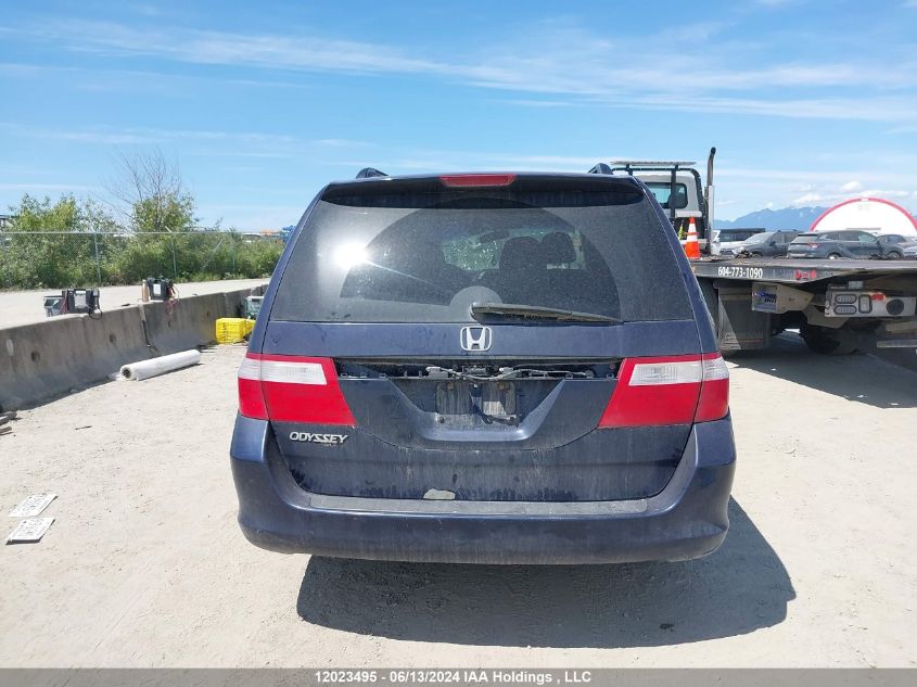 2006 Honda Odyssey VIN: 5FNRL38616B507704 Lot: 12023495