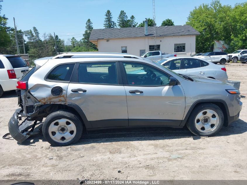 2016 Jeep Cherokee VIN: 1C4PJLAS2GW369897 Lot: 12023499