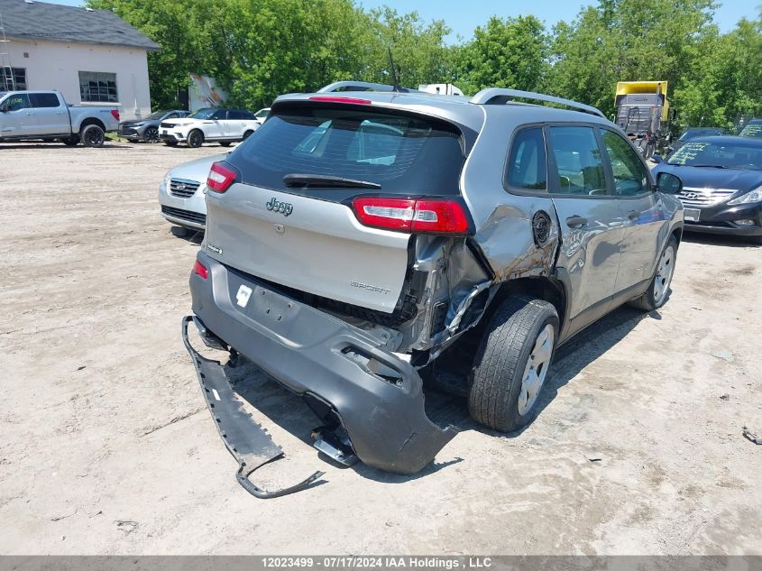 2016 Jeep Cherokee VIN: 1C4PJLAS2GW369897 Lot: 12023499