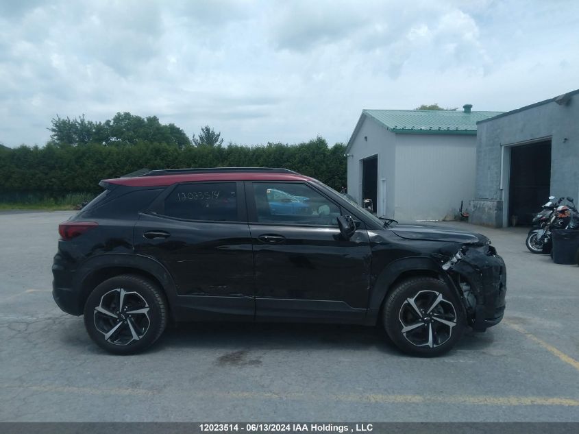 2021 Chevrolet Trailblazer Rs VIN: KL79MUSLXMB102567 Lot: 12023514