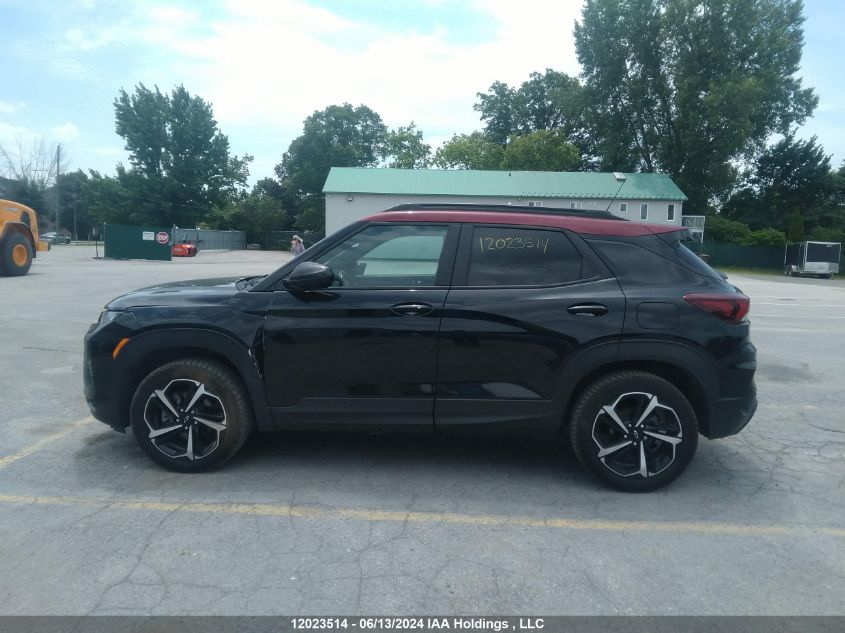 2021 Chevrolet Trailblazer Rs VIN: KL79MUSLXMB102567 Lot: 12023514