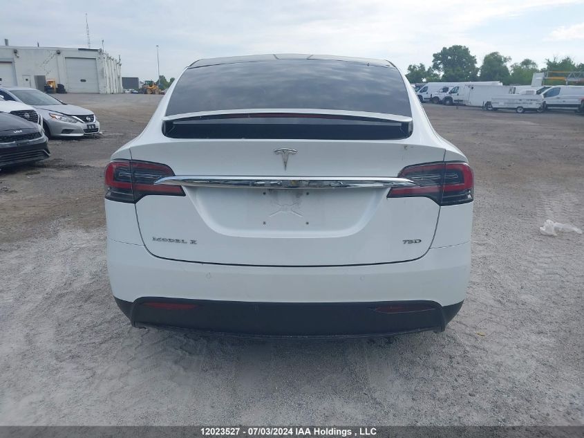 2017 Tesla Model X VIN: 5YJXCBE28HF053098 Lot: 12023527