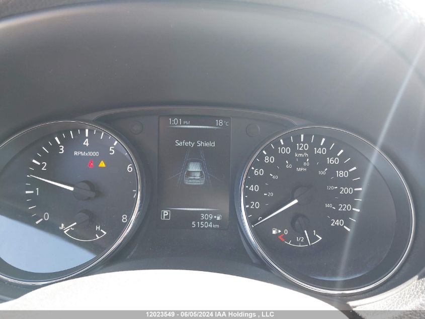 2017 Nissan Rogue VIN: 5N1AT2MV9HC893708 Lot: 12023549