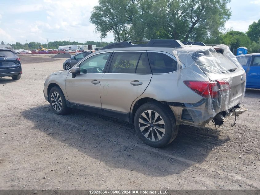 2016 Subaru Outback 3.6R Limited VIN: 4S4BSFLC2G3213385 Lot: 12023554