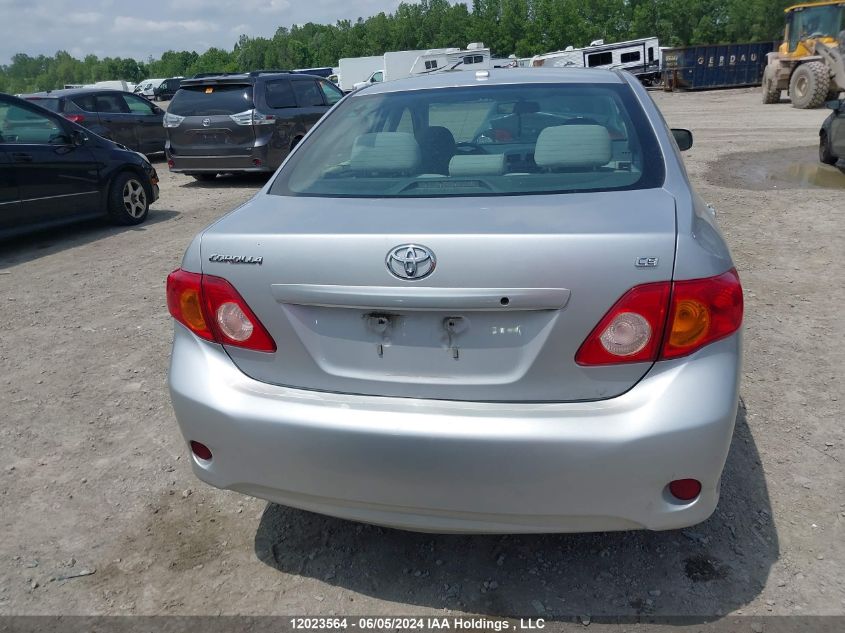 2009 Toyota Corolla Le VIN: 2T1BU40E89C179360 Lot: 12023564