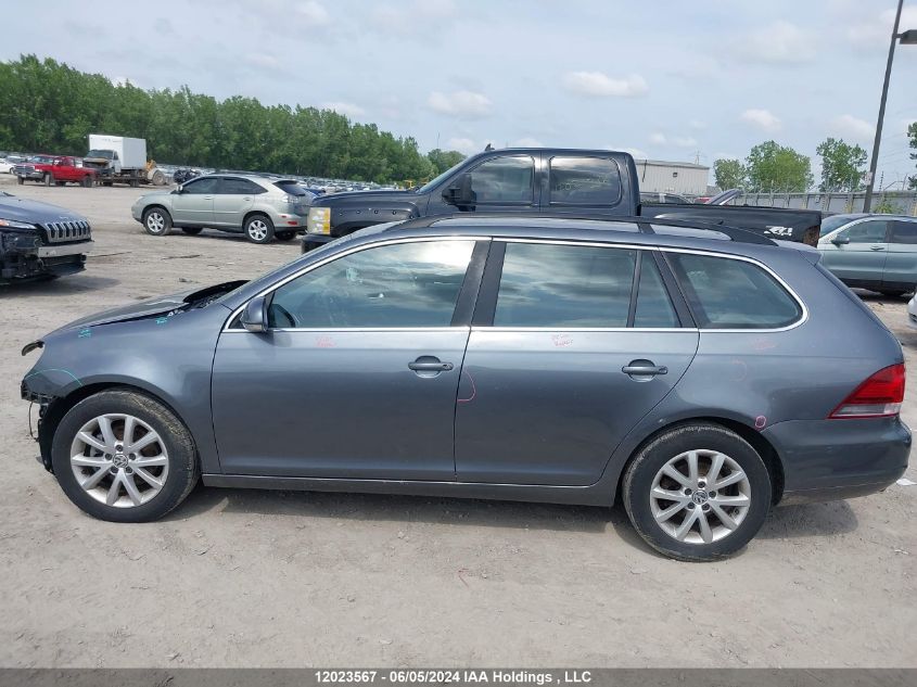 2013 Volkswagen Golf Wagon VIN: 3VWPX7AJ6DM657640 Lot: 12023567