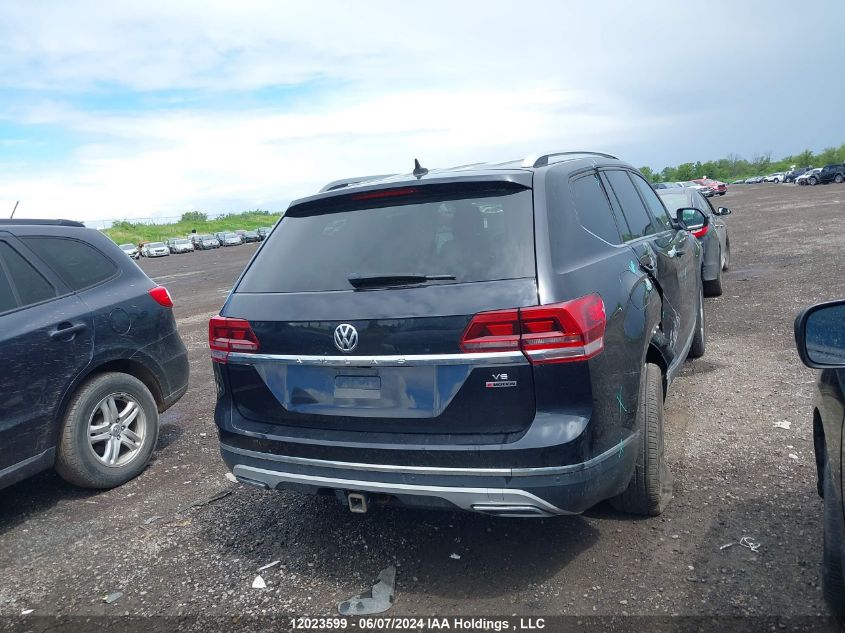 2018 Volkswagen Atlas VIN: 1V2MR2CA5JC553068 Lot: 12023599