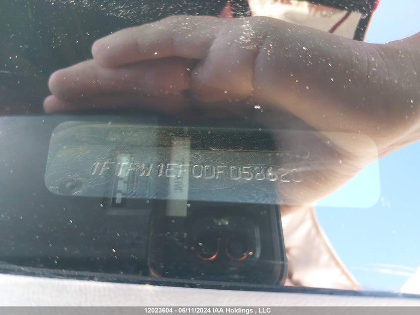 2013 Ford F150 Supercrew VIN: 1FTFW1EF0DFD58620 Lot: 12023604