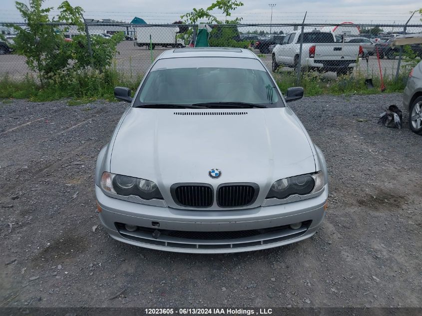 2000 BMW 3 Series VIN: WBABM5344YJN94636 Lot: 12023605