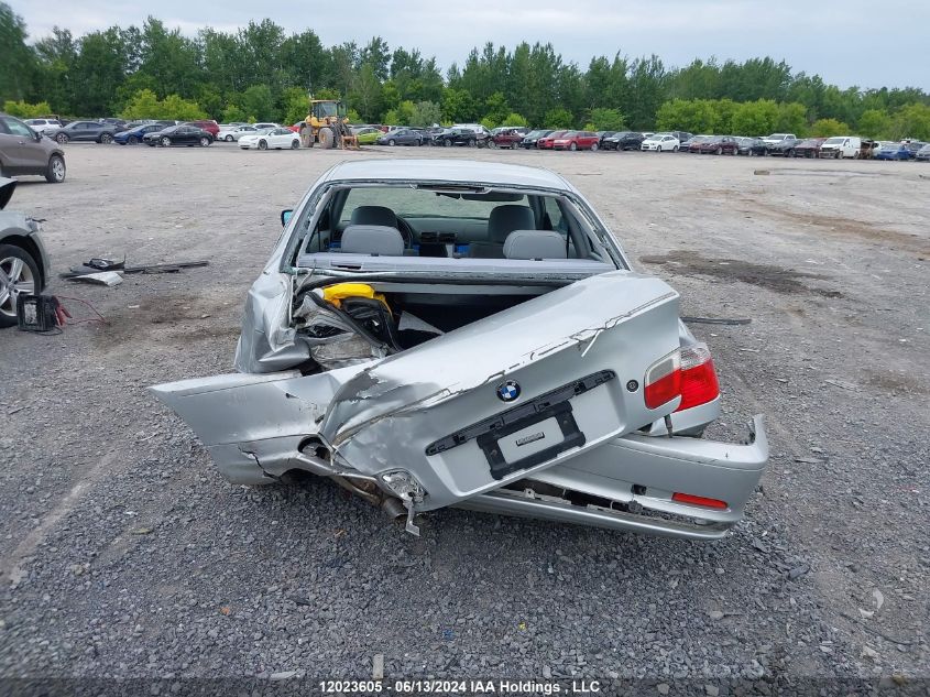 2000 BMW 3 Series VIN: WBABM5344YJN94636 Lot: 12023605