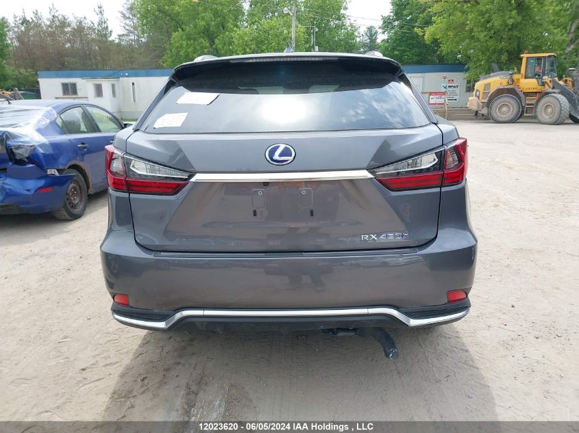 2022 Lexus Rx 450H VIN: 2T2HGMDAXNC082613 Lot: 12023620