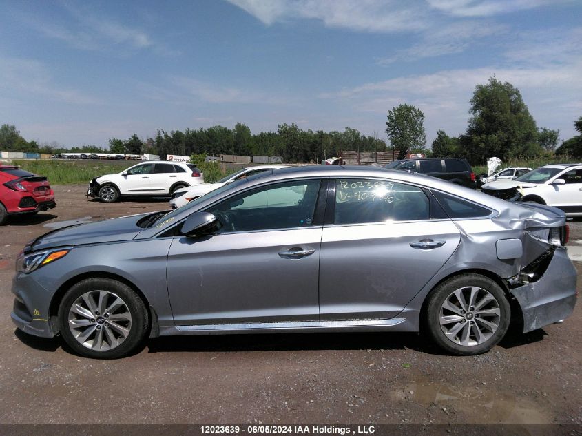 2016 Hyundai Sonata Sport/Limited VIN: 5NPE34AF5GH409146 Lot: 12023639