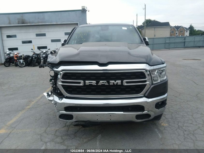 2022 Ram 1500 Big Horn VIN: 1C6SRFMT5NN108489 Lot: 12023654