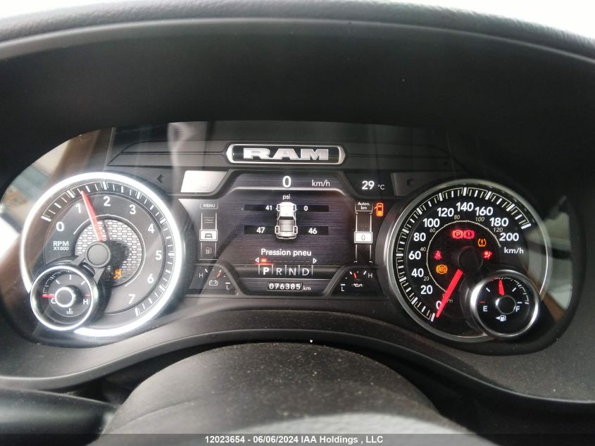 2022 Ram 1500 Big Horn VIN: 1C6SRFMT5NN108489 Lot: 12023654