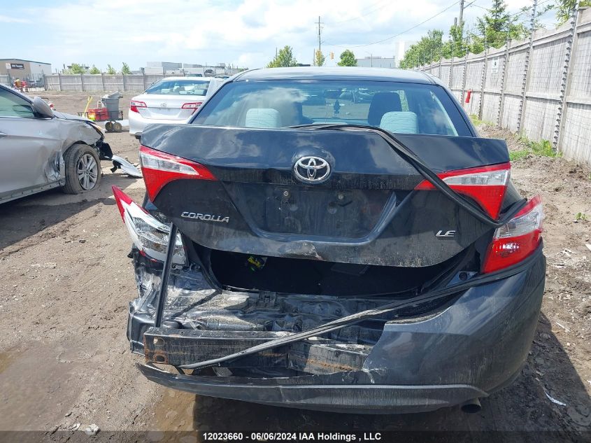 2016 Toyota Corolla VIN: 2T1BURHE9GC680398 Lot: 12023660