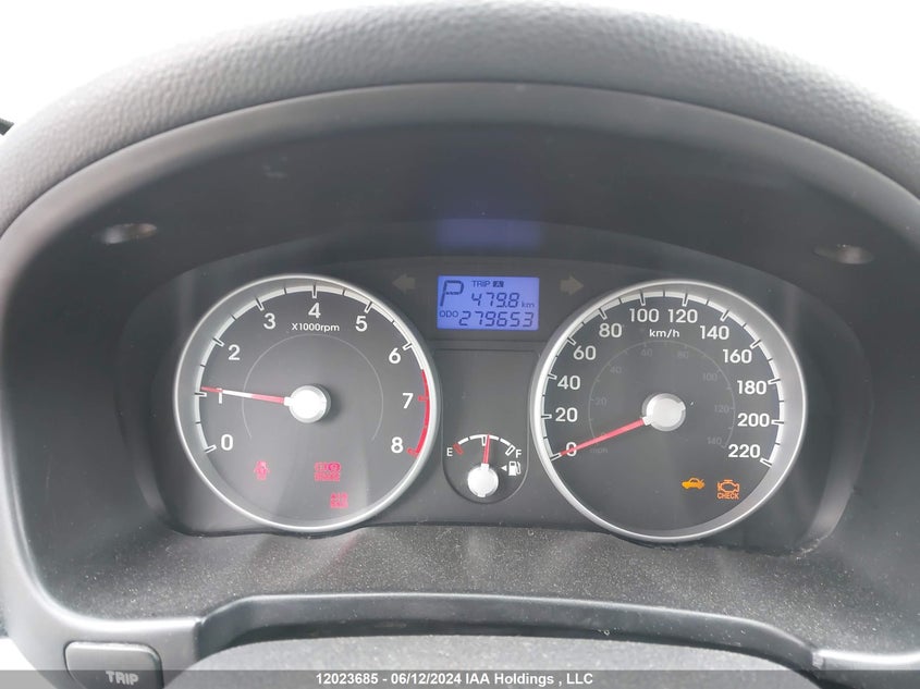 2010 Hyundai Accent VIN: KMHCN4BC5AU390810 Lot: 12023685