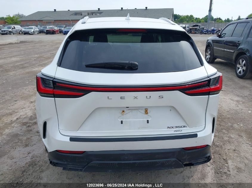 2022 Lexus Nx 350H VIN: 2T2AKCEZ8NC001560 Lot: 12023696