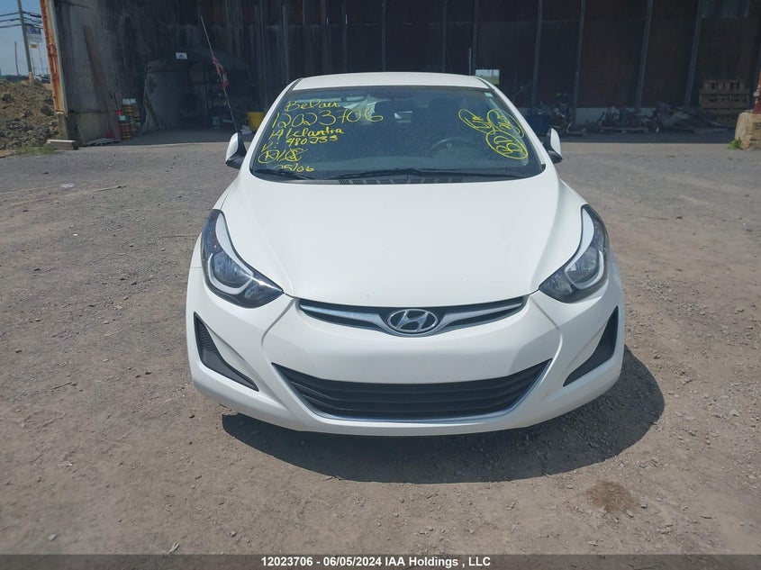 2014 Hyundai Elantra VIN: 5NPDH4AE1EH480233 Lot: 12023706