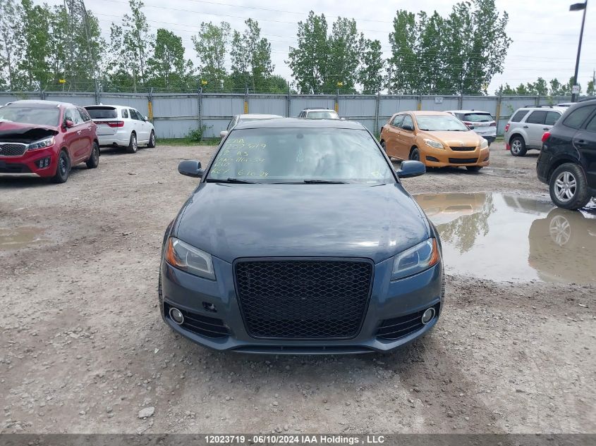 2012 Audi A3 VIN: WAUMFCFMXCA116054 Lot: 12023719